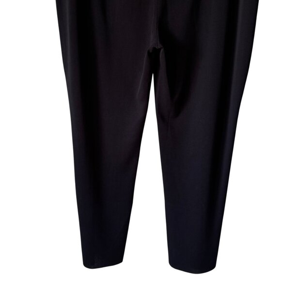 Misook Knit Pull On Straight Leg Knit Pant 3X Stretch Flat Front Seam Detail - Picture 9 of 16